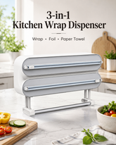 3-in-1 Wrap Dispenser with Cutter