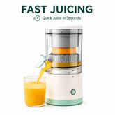 Portable Electric Citrus Juicer — USB Rechargeable One-Touch Orange & Lemon Squeezer