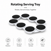 The Entertainer's Hosting Set bundle — rotating serving tray, meatball maker and melon baller set