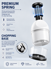 Manual Hand-Press Vegetable Chopper